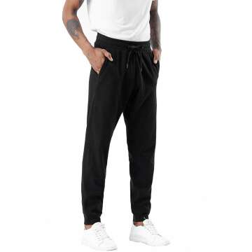 Men's Fleece Joggers with Deep Pockets for Workouts