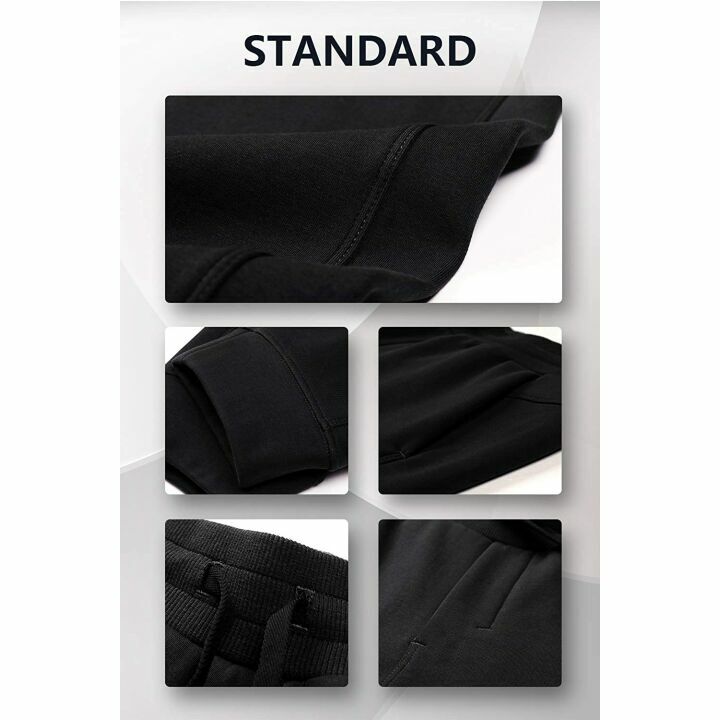 Men's Fleece Joggers with Deep Pockets for Workouts