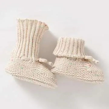 Buy LAWKUL Baby Booties Soft Crochet Baby Shoes for Infants