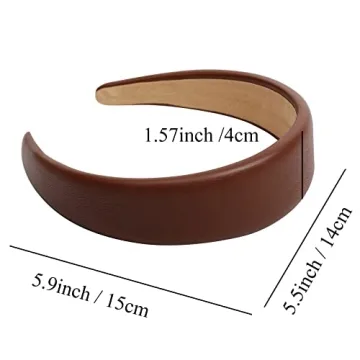 Explore Stylish WOVOWOVO Leather Headband Set for Women