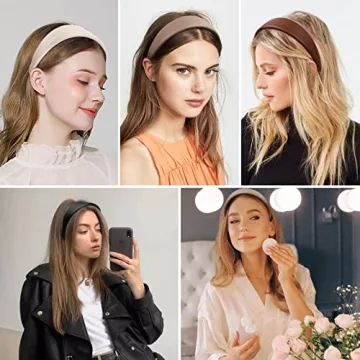 Explore Stylish WOVOWOVO Leather Headband Set for Women