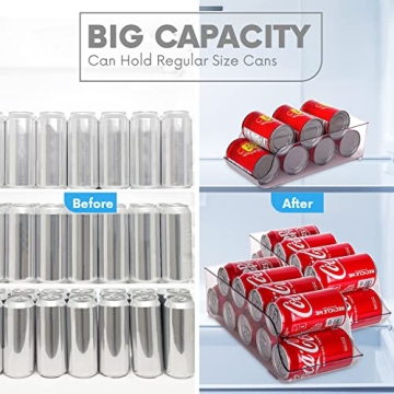 Homeries Soda Can Organizer Pack of 2 - 18 Cans