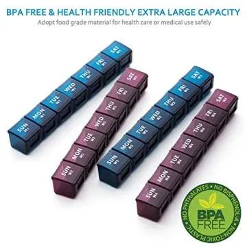 XL Monthly Pill Organizer - Easy Daily Medication Management
