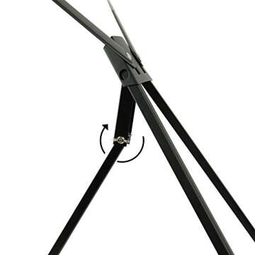 Conda Aluminum Tabletop Easel, Portable Tripod Display Stand Adjustable Height from 15" to 21" with Extension Arm Wings, Desktop Display Easel for Canvas, Paintings, Photos, Signs