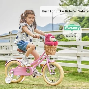 Glerc Little Molly Kids Retro Cruiser Bike - Safe & Fun