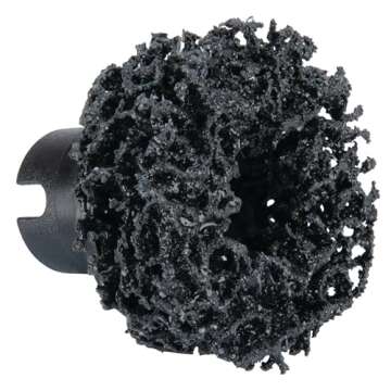 Performance Tool W80105 Wheel Hub Resurfacing Kit - Quick Rust Removal for Lug Studs and Rotors, Fits Power Drill, Includes Holder and 5 Pads