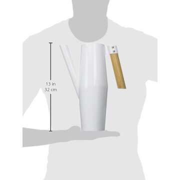 IKEA Contemporary Watering Can Bamboo Handle Bittergurka 303.680.68, White