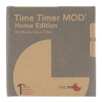 60 Minute Visual Timer for Kids Adults Silent Operation Lake Day Blue