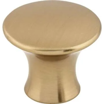 Top Knobs TK592BLK Mercer Collection 1-5/16" Oculus Large Round Knob, Flat Black