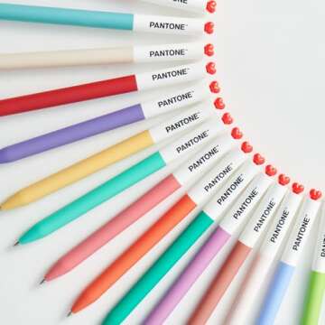 Kaco FIRST Gel Pens Set - 2 Pieces Black Ink, 0.5 mm Fine Point, Perfect for Journaling and Note-Tak...