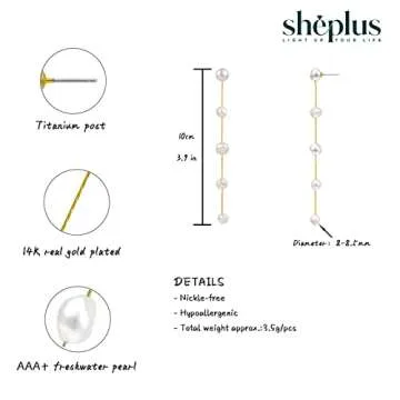 Elegant Long Tassel Pearl Earrings for Any Occasion