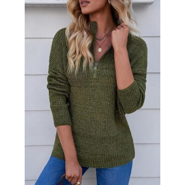 EVALESS Waffle Knit Sweater - Cozy Women's Pullover for All Occasions