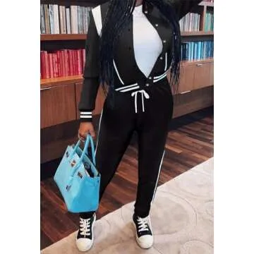 AIIYYQB Women's Fall Two-Piece Outfit Cropped Set