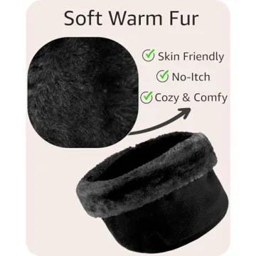 Women's Warm Fleece Hat Scarf and Glove Set - Chic Winter Gift