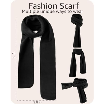 Women's Warm Fleece Hat Scarf and Glove Set - Chic Winter Gift