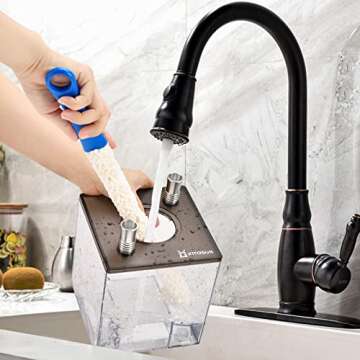 Hookah Set with Everything - Kitosun Updated Cube Modern Shisha include Vulcan HMD Silicone Phunnel Bowl Silk Pipe Coal Tongs Remote LED Light for Great Smoking | Easy Cleaning Easy Inhale 2 Hoses