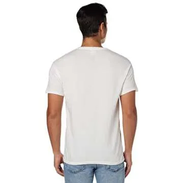 Hanes mens Essentials Short Sleeve T-shirt Value Pack (6-pack) fashion t shirts, White, Large US