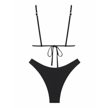 ZAFUL String Bikini Set for Women Sexy Triangle Design