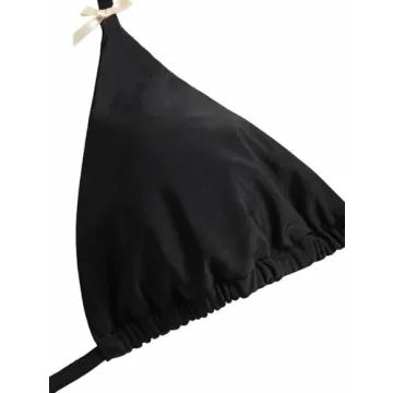 ZAFUL String Bikini Set for Women Sexy Triangle Design