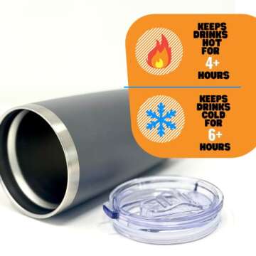 Stainless Steel Vacuum Insulated Tumbler for Uncles – Large Travel Coffee Cup – Funny Uncle Gifts – Durable Double-Wall Travel Mug for Hot & Cold Drinks