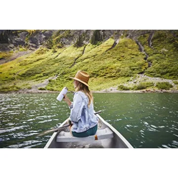 Hydro Flask 40 oz Wide Mouth Straw Lid White Leakproof Insulated