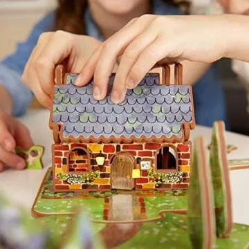 Three Little Pigs 3D Puzzle - Storybook & Toys Set