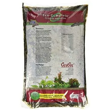 CaribSea Eco-Complete 20-Pound Planted Aquarium, Black