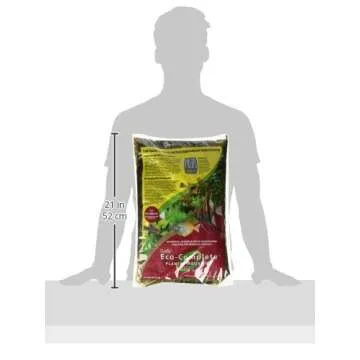 CaribSea Eco-Complete 20-Pound Planted Aquarium, Black