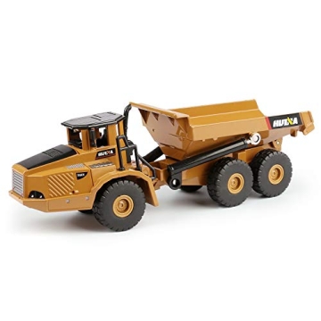 1/50 Scale Diecast Articulated Dump Truck - High-Quality Play Toy for Kids