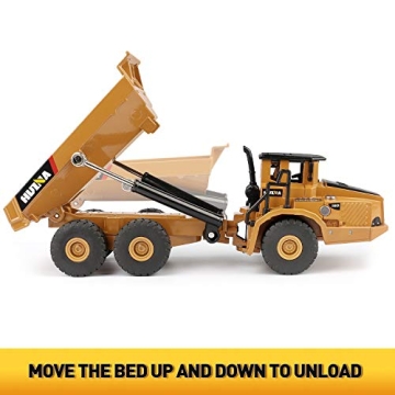 1/50 Scale Diecast Dump Truck Toy for Kids