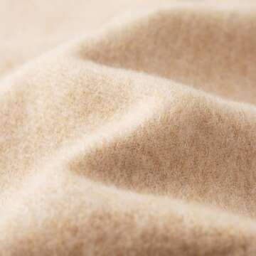 CALVIN & OLIVIA Ultra-Soft Winter Cashmere Feel Scarf Solid Color Warm Long Unisex Winter Scarves Perfect Holiday Gift for Women Men Beige