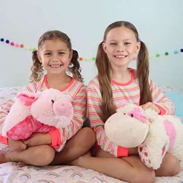 Pillow Pets Sweet Scented Strawberry Cow Stuffed Animal Plush Toy