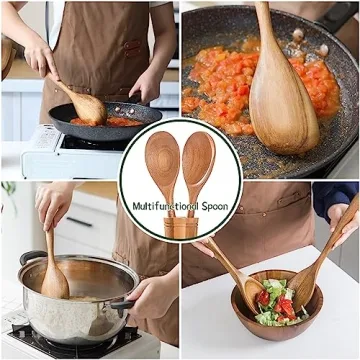 Durable Acacia Wooden Cooking Spoon for All Your Needs