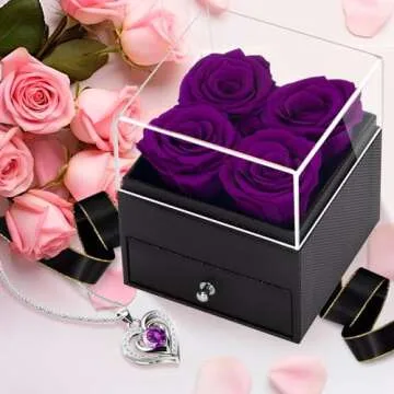 GMAOPHY Eternal Rose Gift Box for Women and Moms