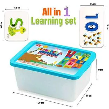 CozyBomB™ Alphabet Flash Cards for Early Learning Fun