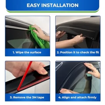 KPY Window Visors for Lexus CT200H 2011-2017 - Easy Install!