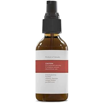 PUR360 Tamanu Oil - Best Treatment for Psoriasis, Eczema, Acne Scar, Rosacea - Relief for Dry, Scaly Skin, Scalp and More - Cold Pressed – Proven 100% Pure