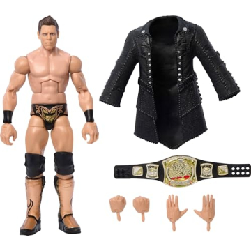 WWE Mattel Elite Action Figure & Accessories, Greatest Hits 2025, 6-inch Collectible The Miz with 25...