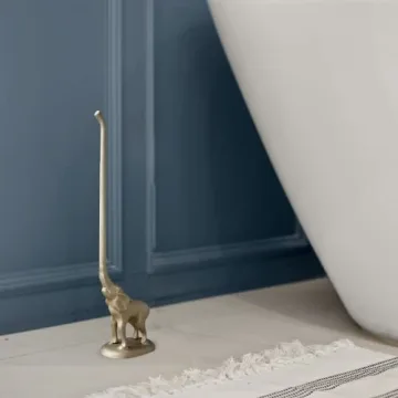 WallCharmers Gold Elephant Paper Towel Holder - Unique Decor