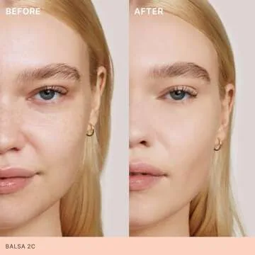 ILIA - Skin Rewind Complexion Stick - Foundation + Concealer + Skincare | Non-Toxic, Vegan, Cruelty-Free, Clean Makeup (2C - Balsa, 0.35 oz | 10 g)