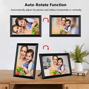 FRAMEO 10.1 Inch Wi-Fi Digital Photo Frame for Easy Sharing