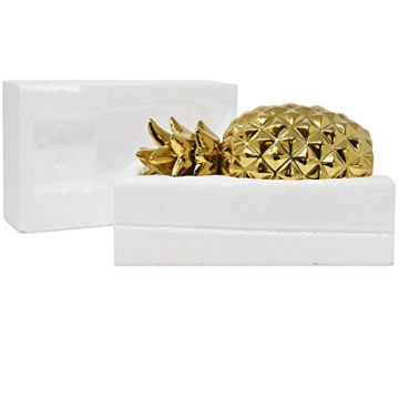 Decorative 9" Gold Pineapple Showpiece for Home Décor