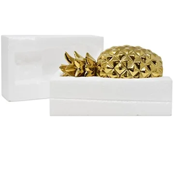 Decorative 9" Gold Pineapple Showpiece for Home Décor