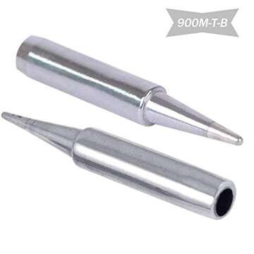 Saipe 10Pcs Lead Free Replacement Soldering Iron Tips