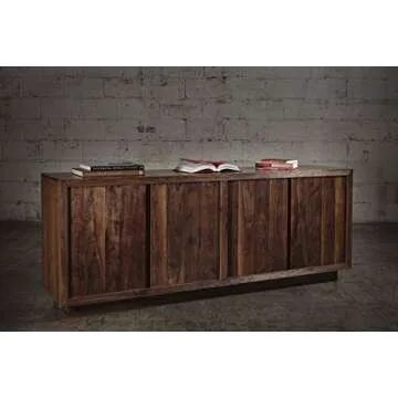 Natural Black Walnut Sideboard for Elegant Storage Solutions