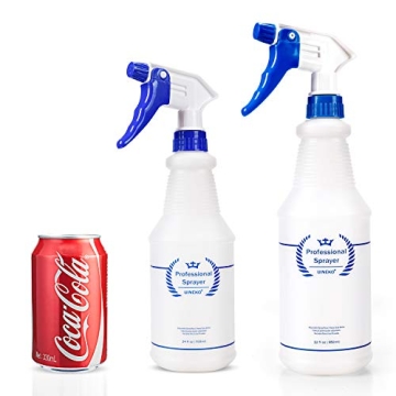 Uineko 32 Oz Spray Bottle Set - Heavy Duty All-Purpose Sprayers