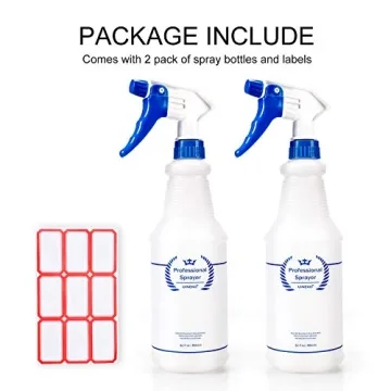 Uineko 32 Oz Spray Bottle Set - Heavy Duty All-Purpose Sprayers