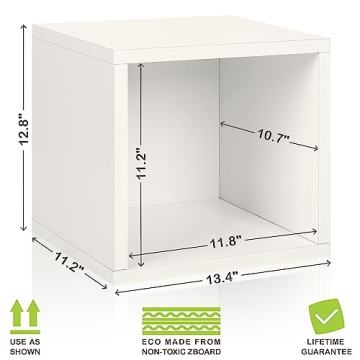 Way Basics Cube Storage Stylish Eco-friendly Organizer