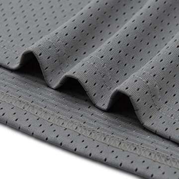 OTHERCRAZY Morris Jersey #25 Bayside Basketball Jersey Grey S-XXXL (Grey, Small)