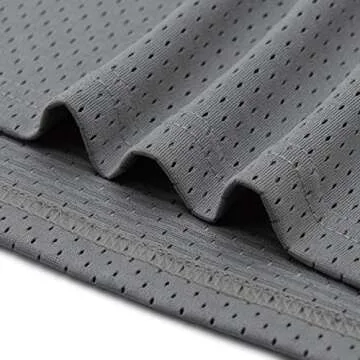 OTHERCRAZY Morris Jersey #25 Bayside Basketball Jersey Grey S-XXXL (Grey, Small)